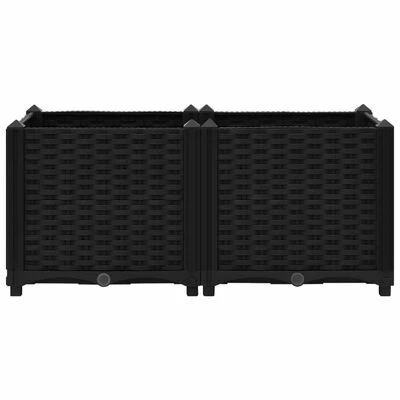 VidaXL Lit surélevé 80x40x38 cm Polypropylène 4 VidaXL Lit surélevé 80x40x38 cm Polypropylène – Image 4