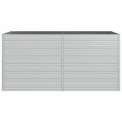 VidaXL Lit surélevé de jardin 160x80x77 cm Acier galvanisé Argenté -Pots & cache-pots Soldes 2022 image 4 316880