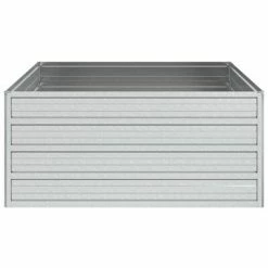VidaXL Lit surélevé de jardin 100x100x45 cm Acier galvanisé Argenté -Pots & cache-pots Soldes 2022 image 4 316885