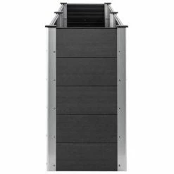 VidaXL Lit surélevé de jardin 200x100x91 cm WPC Gris -Pots & cache-pots Soldes 2022 image 4 318098