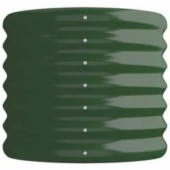 VidaXL Jardinière de jardin Acier enduit de poudre 114x40x36 cm Vert -Pots & cache-pots Soldes 2022 image 4 318863
