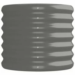 VidaXL Jardinière de jardin Acier enduit de poudre 152x40x36 cm Gris -Pots & cache-pots Soldes 2022 image 4 318869