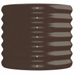 VidaXL Jardinière de jardin Acier enduit de poudre 152x40x36 cm Marron -Pots & cache-pots Soldes 2022 image 4 318870
