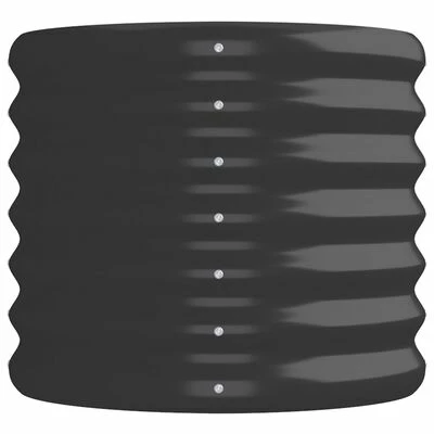 VidaXL Jardinière Acier enduit de poudre 152x40x36 cm Anthracite 4 VidaXL Jardinière Acier enduit de poudre 152x40x36 cm Anthracite – Image 4