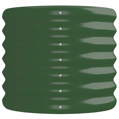 VidaXL Jardinière de jardin Acier enduit de poudre 224x40x36 cm Vert 4 VidaXL Jardinière de jardin Acier enduit de poudre 224x40x36 cm Vert – Image 4
