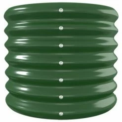 VidaXL Jardinière de jardin Acier enduit de poudre 332x40x36 cm Vert -Pots & cache-pots Soldes 2022 image 4 318883
