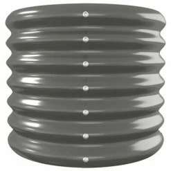 VidaXL Jardinière de jardin Acier enduit de poudre 332x40x36 cm Gris -Pots & cache-pots Soldes 2022 image 4 318884