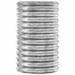 VidaXL Jardinière de jardin Acier enduit de poudre 114x40x68cm Argenté -Pots & cache-pots Soldes 2022 image 4 318892