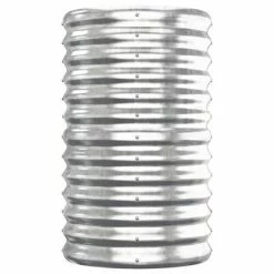 VidaXL Jardinière Acier enduit de poudre 152x40x68 cm Argenté -Pots & cache-pots Soldes 2022 image 4 318897