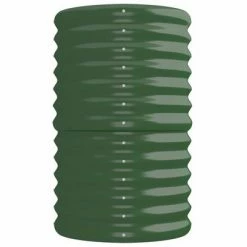 VidaXL Jardinière de jardin Acier enduit de poudre 224x40x68 cm Vert -Pots & cache-pots Soldes 2022 image 4 318898