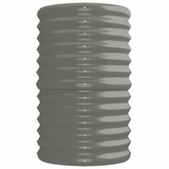 VidaXL Jardinière de jardin Acier enduit de poudre 224x40x68 cm Gris -Pots & cache-pots Soldes 2022 image 4 318899