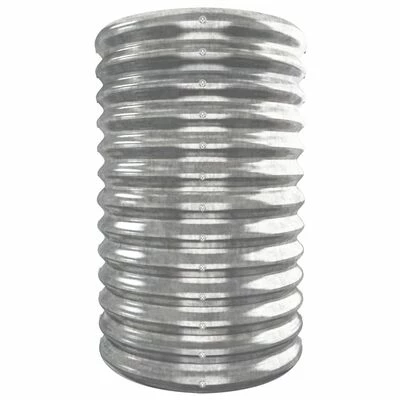 VidaXL Jardinière de jardin Acier enduit de poudre 332x40x68cm Argenté 4 VidaXL Jardinière de jardin Acier enduit de poudre 332x40x68cm Argenté – Image 4