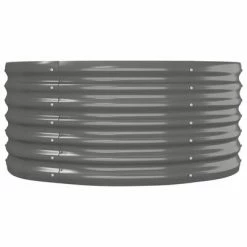 VidaXL Jardinière de jardin Acier enduit de poudre 152x80x36 cm Gris 9 VidaXL Jardinière de jardin Acier enduit de poudre 152x80x36 cm Gris -Pots & cache-pots Soldes 2022 image 4 318914
