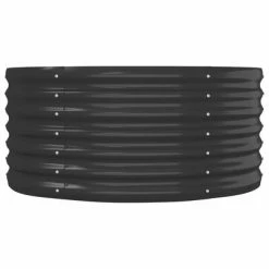 VidaXL Jardinière de jardin Acier enduit poudre 152x80x36cm Anthracite 9 VidaXL Jardinière de jardin Acier enduit poudre 152x80x36cm Anthracite -Pots & cache-pots Soldes 2022 image 4 318916