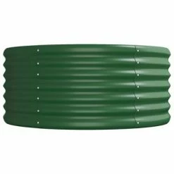 VidaXL Jardinière de jardin Acier enduit de poudre 512x80x36 cm Vert -Pots & cache-pots Soldes 2022 image 4 318938