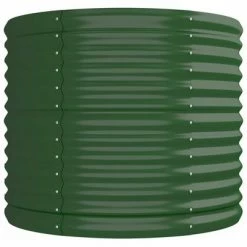 VidaXL Jardinière de jardin Acier enduit de poudre 296x80x68 cm Vert -Pots & cache-pots Soldes 2022 image 4 318958
