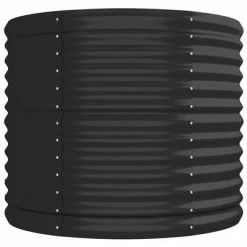 VidaXL Jardinière Acier enduit de poudre 296x80x68 cm Anthracite 9 VidaXL Jardinière Acier enduit de poudre 296x80x68 cm Anthracite -Pots & cache-pots Soldes 2022 image 4 318961