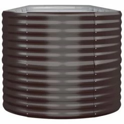 VidaXL Jardinière de jardin Acier enduit de poudre 368x80x68 cm Marron 9 VidaXL Jardinière de jardin Acier enduit de poudre 368x80x68 cm Marron -Pots & cache-pots Soldes 2022 image 4 318965