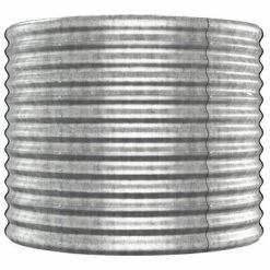 VidaXL Jardinière Acier enduit de poudre 510x80x68 cm Argenté -Pots & cache-pots Soldes 2022 image 4 318977
