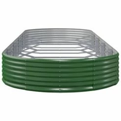 VidaXL Jardinière de jardin Acier enduit de poudre 450x140x36 cm Vert 9 VidaXL Jardinière de jardin Acier enduit de poudre 450x140x36 cm Vert -Pots & cache-pots Soldes 2022 image 4 319038