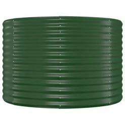 VidaXL Jardinière de jardin Acier enduit de poudre 175x100x68 cm Vert -Pots & cache-pots Soldes 2022 image 4 319058