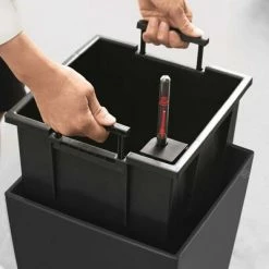 LECHUZA Jardinière Cubico Color 30 ALL-IN-ONE Ardoise 13138 -Pots & cache-pots Soldes 2022 image 4 421426