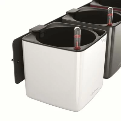 LECHUZA 3 pcs Jardinières Green Wall Home Kit Blanc brillant 4 LECHUZA 3 pcs Jardinières Green Wall Home Kit Blanc brillant – Image 4