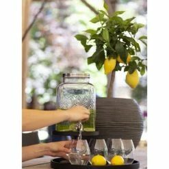 Capi Pot à fleurs Nature Rib rond 40x32 cm Gris foncé -Pots & cache-pots Soldes 2022 image 4 434844