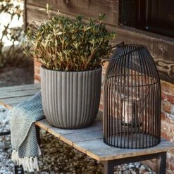 Capi Jardinière Urban Tube 35x34 cm Gris foncé -Pots & cache-pots Soldes 2022 image 4 434884