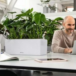 LECHUZA Jardinière BALCONERA Stone 50 ALL-IN-ONE Blanc quartz -Pots & cache-pots Soldes 2022 image 4 442091