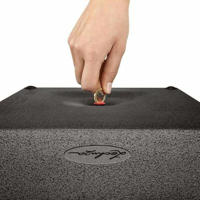 LECHUZA Jardinière CANTO Stone 40 High ALL-IN-ONE Noir graphite 4 LECHUZA Jardinière CANTO Stone 40 High ALL-IN-ONE Noir graphite – Image 4