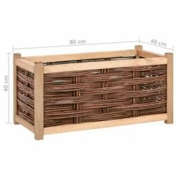 VidaXL Lit surélevé de jardin 80x40x40 cm Bois de pin massif 7 VidaXL Lit surélevé de jardin 80x40x40 cm Bois de pin massif -Pots & cache-pots Soldes 2022 image 4 45375