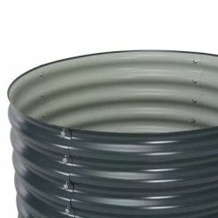 VidaXL Lit surélevé de jardin 80x80x81 cm Acier galvanisé Gris 8 VidaXL Lit surélevé de jardin 80x80x81 cm Acier galvanisé Gris -Pots & cache-pots Soldes 2022 image 4 45525