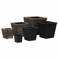VidaXL Lits surélevés de jardin 3 pcs Jacinthe d'eau Marron -Pots & cache-pots Soldes 2022 image 4 45572