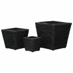 VidaXL Lits surélevés de jardin 3 pcs Jacinthe d'eau Noir 9 VidaXL Lits surélevés de jardin 3 pcs Jacinthe d'eau Noir -Pots & cache-pots Soldes 2022 image 4 45573