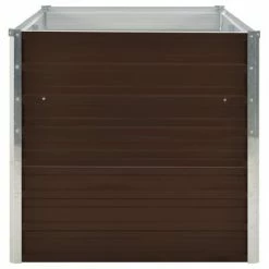 VidaXL Jardinière surélevée Marron 160x80x77 cm Acier galvanisé -Pots & cache-pots Soldes 2022 image 4 45709