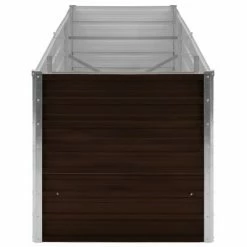 VidaXL Lit surélevé de jardin Marron 240x80x77 cm Acier galvanisé -Pots & cache-pots Soldes 2022 image 4 45713