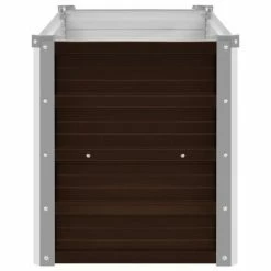 VidaXL Lit surélevé de jardin Marron 160x40x45 cm Acier galvanisé 9 VidaXL Lit surélevé de jardin Marron 160x40x45 cm Acier galvanisé -Pots & cache-pots Soldes 2022 image 4 45718