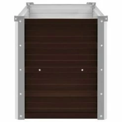 VidaXL Lit surélevé de jardin Marron 100x40x45 cm Acier galvanisé -Pots & cache-pots Soldes 2022 image 4 45720