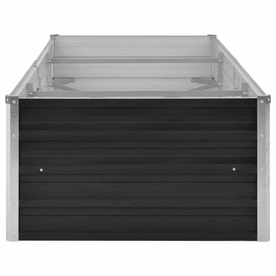 VidaXL Lit surélevé de jardin Anthracite 240x80x45 cm Acier galvanisé 4 VidaXL Lit surélevé de jardin Anthracite 240x80x45 cm Acier galvanisé – Image 4