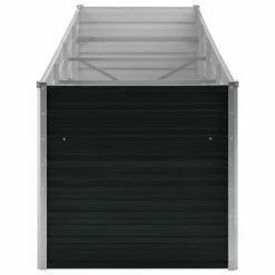 VidaXL Lit surélevé de jardin Anthracite 320x80x77 cm Acier galvanisé -Pots & cache-pots Soldes 2022 image 4 45728