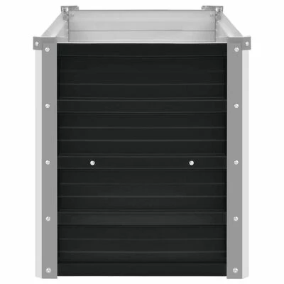 VidaXL Lit surélevé de jardin Anthracite 160x40x45 cm Acier galvanisé 4 VidaXL Lit surélevé de jardin Anthracite 160x40x45 cm Acier galvanisé – Image 4