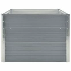 VidaXL Jardinière 160 x 80 x 45 cm Acier galvanisé Gris -Pots & cache-pots Soldes 2022 image 4 47011