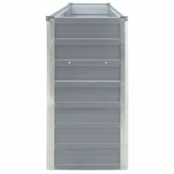 VidaXL Jardinière 320x40x77 cm Acier galvanisé Gris -Pots & cache-pots Soldes 2022 image 4 47048
