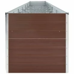 VidaXL Lit surélevé de jardin Acier galvanisé 600x80x77 cm Marron 9 VidaXL Lit surélevé de jardin Acier galvanisé 600x80x77 cm Marron -Pots & cache-pots Soldes 2022 image 4 47078