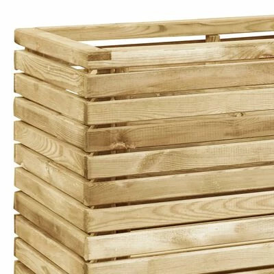 VidaXL Lit surélevé 100x50x100 cm Bois de pin imprégné 4 VidaXL Lit surélevé 100x50x100 cm Bois de pin imprégné – Image 4