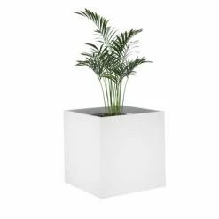 VidaXL Jardinière Blanc 40x40x40 cm Bois d'Ingénierie 9 VidaXL Jardinière Blanc 40x40x40 cm Bois d'Ingénierie -Pots & cache-pots Soldes 2022 image 4 808792