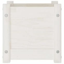 VidaXL Jardinière d'extérieur Blanc 31x31x31 cm Bois de pin massif -Pots & cache-pots Soldes 2022 image 4 810524
