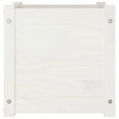 VidaXL Jardinière Blanc 40x40x40 cm Bois de pin massif -Pots & cache-pots Soldes 2022 image 4 810536
