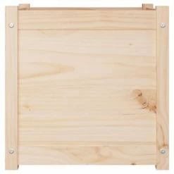 VidaXL Jardinières d'extérieur 2 pcs 50x50x50 cm Bois de pin massif -Pots & cache-pots Soldes 2022 image 4 810547